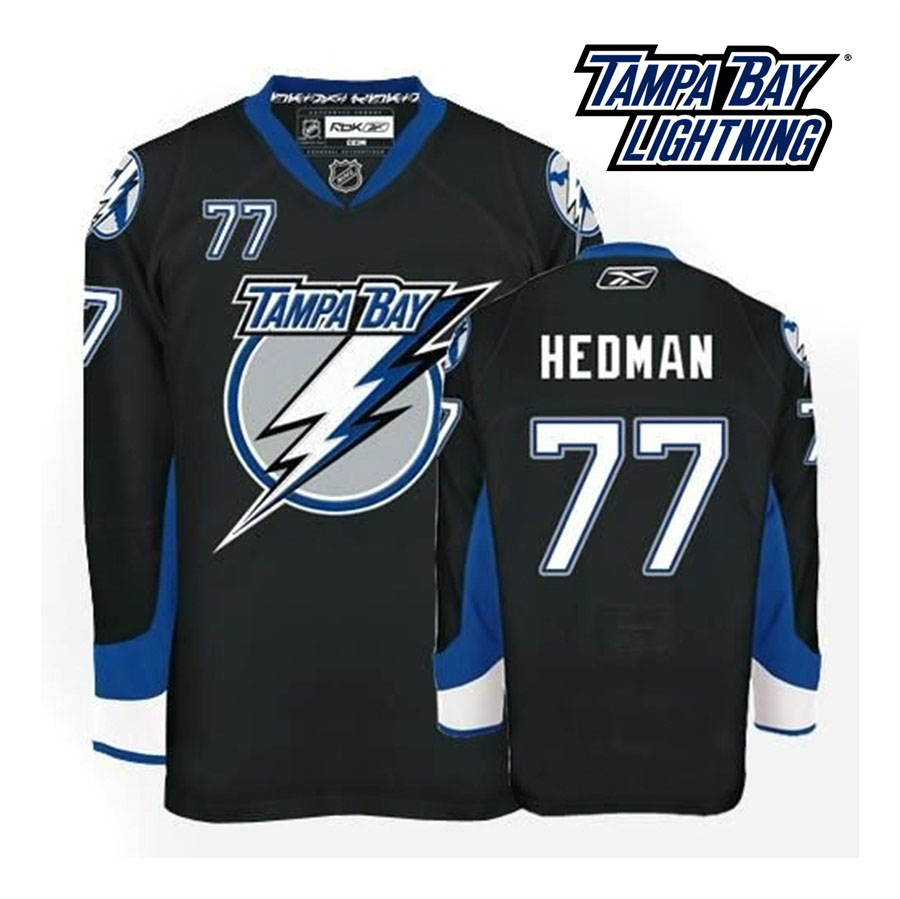 Tampa Bay Lightning Victor Hedman Black Premier Jersey