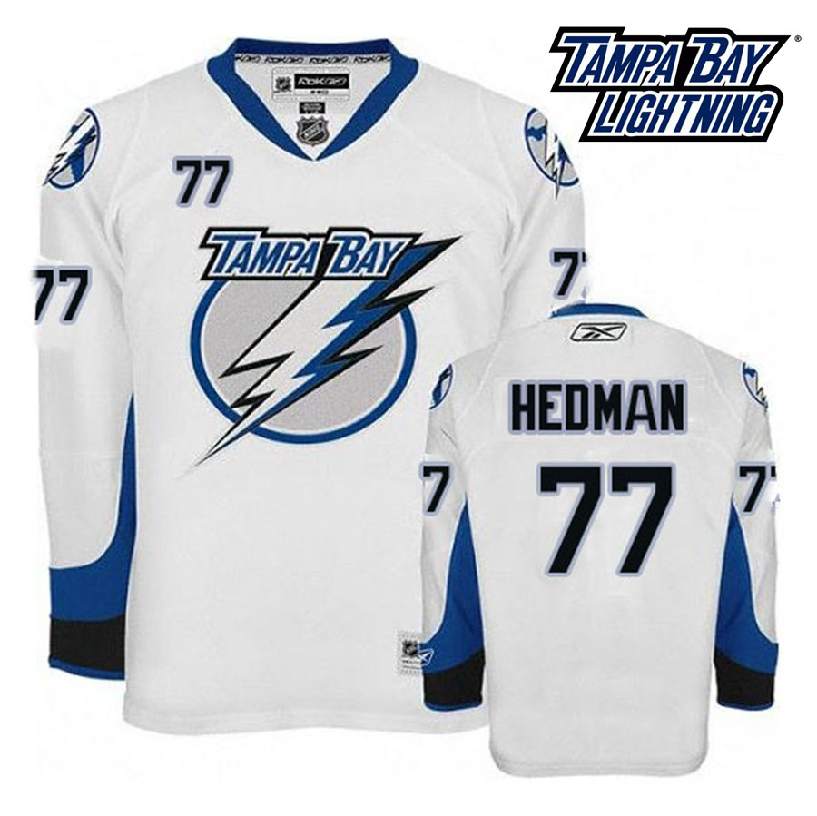 Tampa Bay Lightning Victor Hedman White Premier Jersey