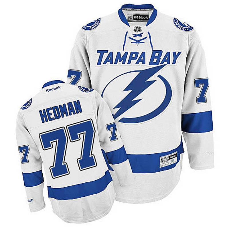 Victor Hedman Tampa Bay Lightning #77 Away Ice Hockey Jersey