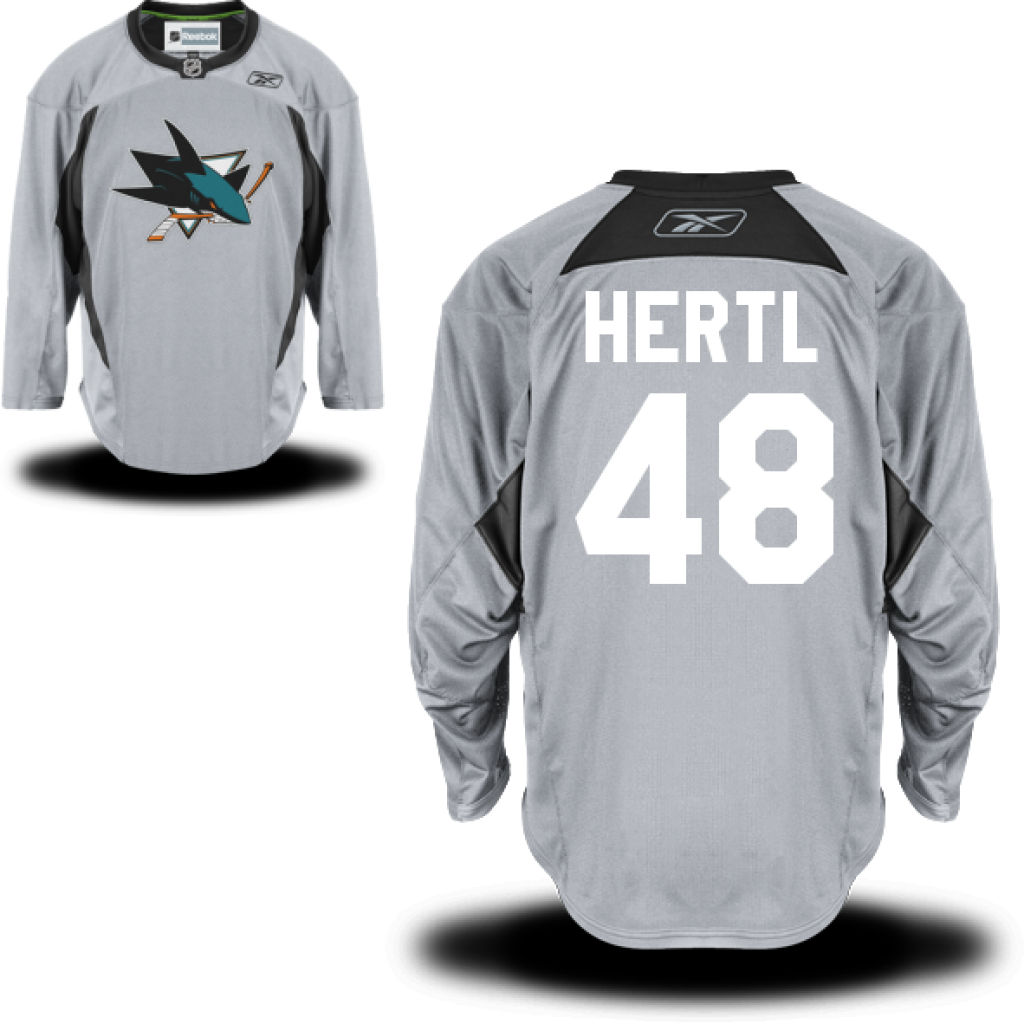 Tomas Hertl San Jose Sharks Gray Practice Alternate Jersey