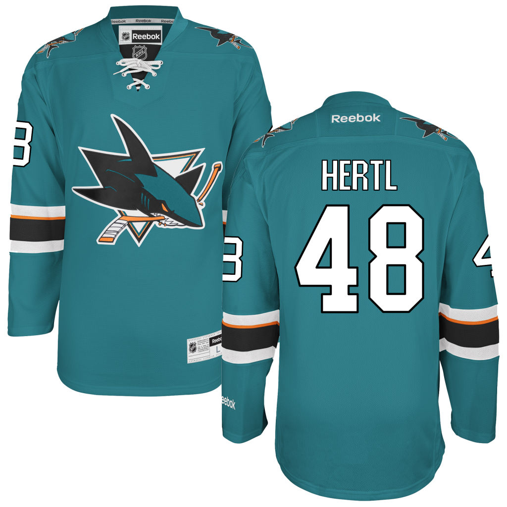 Tomas Hertl San Jose Sharks Premier Teal Home Jersey