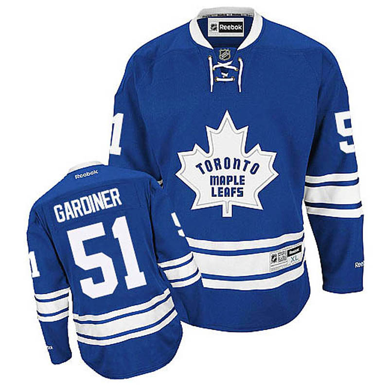 Jake Gardiner Toronto Maple Leafs #51 New Third Ice Hockey Jersey