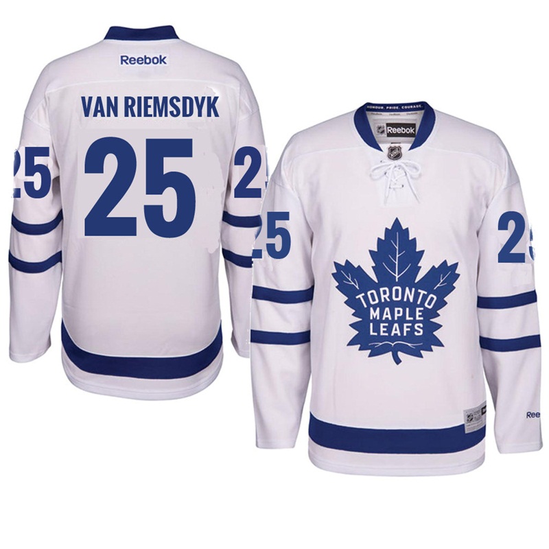 Maple Leafs James Van Riemsdyk White Jersey