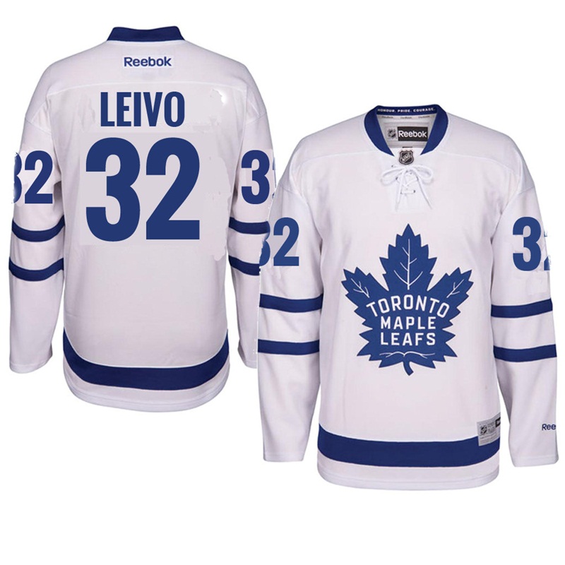 Maple Leafs Josh Leivo White Jersey