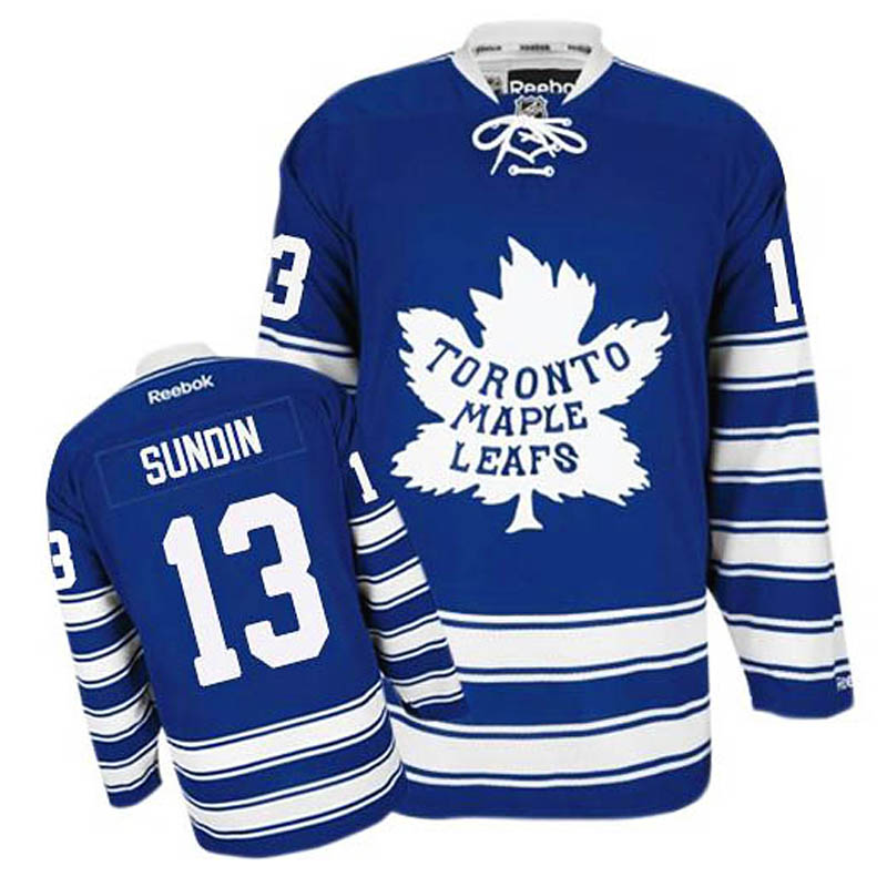 Mats Sundin Toronto Maple Leafs #13 2014 Winter Classic Ice Hockey Jersey