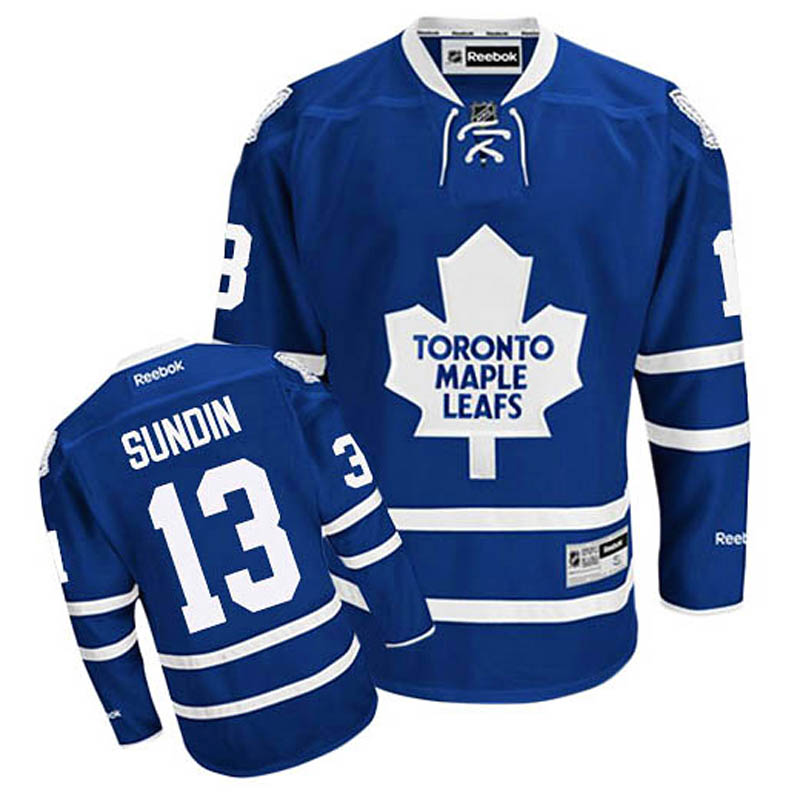 Mats Sundin Toronto Maple Leafs #13 Home Ice Hockey Jersey