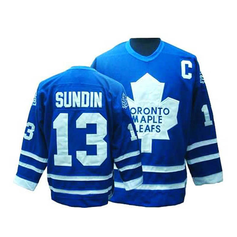 Mats Sundin Toronto Maple Leafs #13 Throwback Ice Hockey Jersey