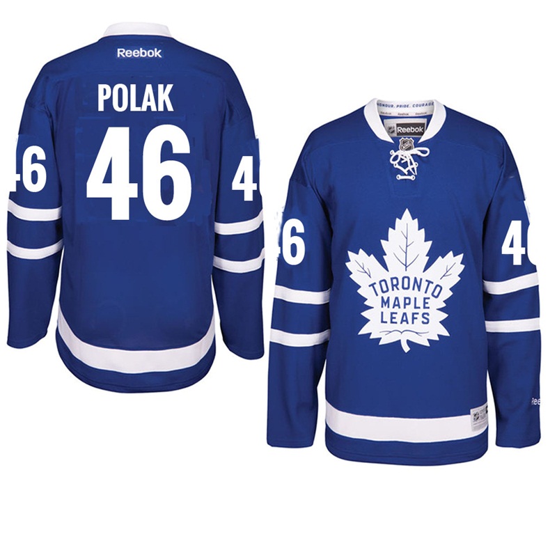 Maple Leafs Roman Polak Royal Jersey