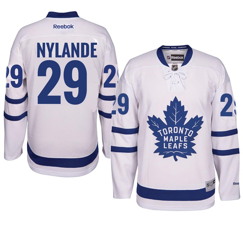 Maple Leafs William Nylande White Jersey