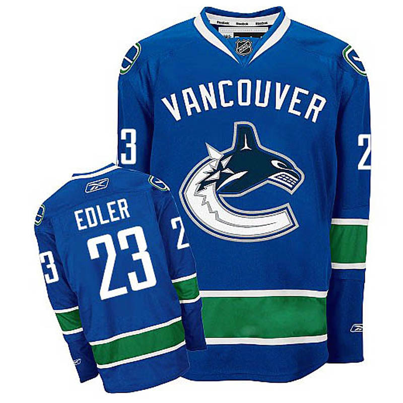 Alexander Edler Vancouver Canucks #23 Home Ice Hockey Jersey