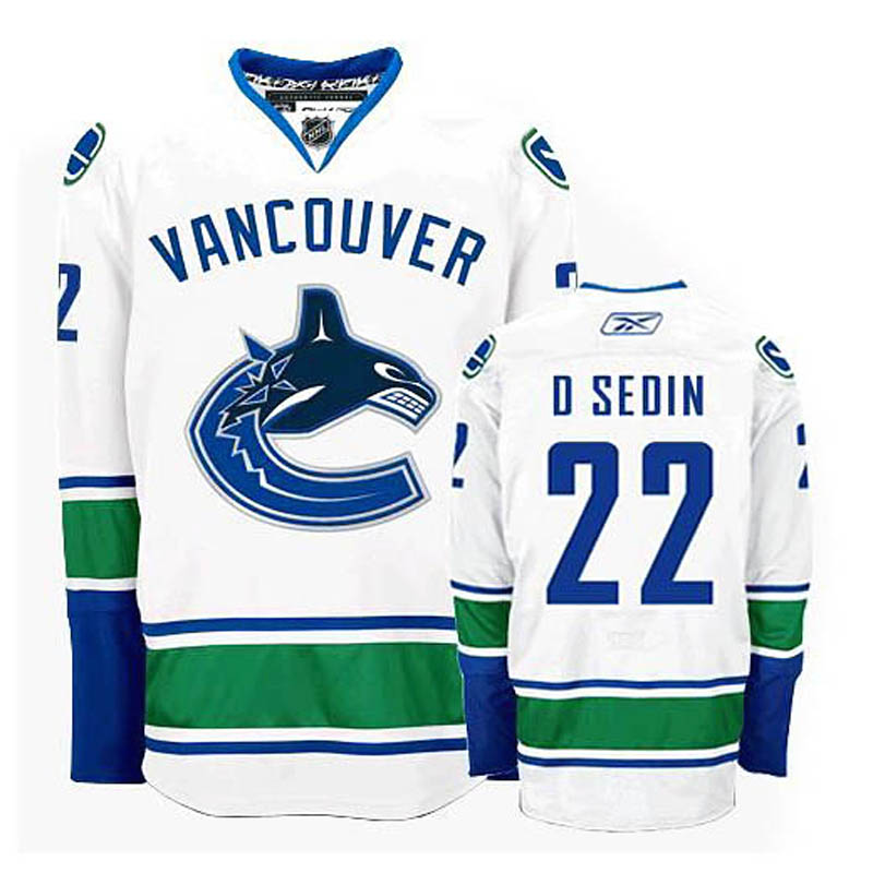 Daniel Sedin Vancouver Canucks #22 Away Ice Hockey Jersey