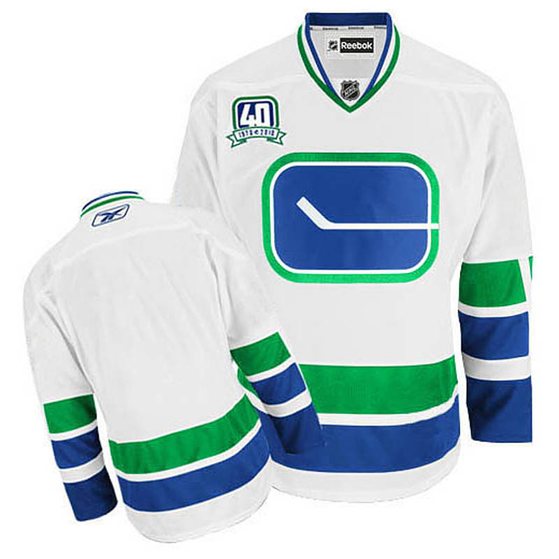 Vancouver Canucks Third 40TH blank Jersey