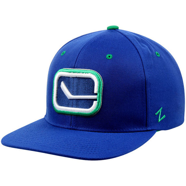 Vancouver Canucks Zephyr Blue/Green Z11 Snapback Adjustable Hat