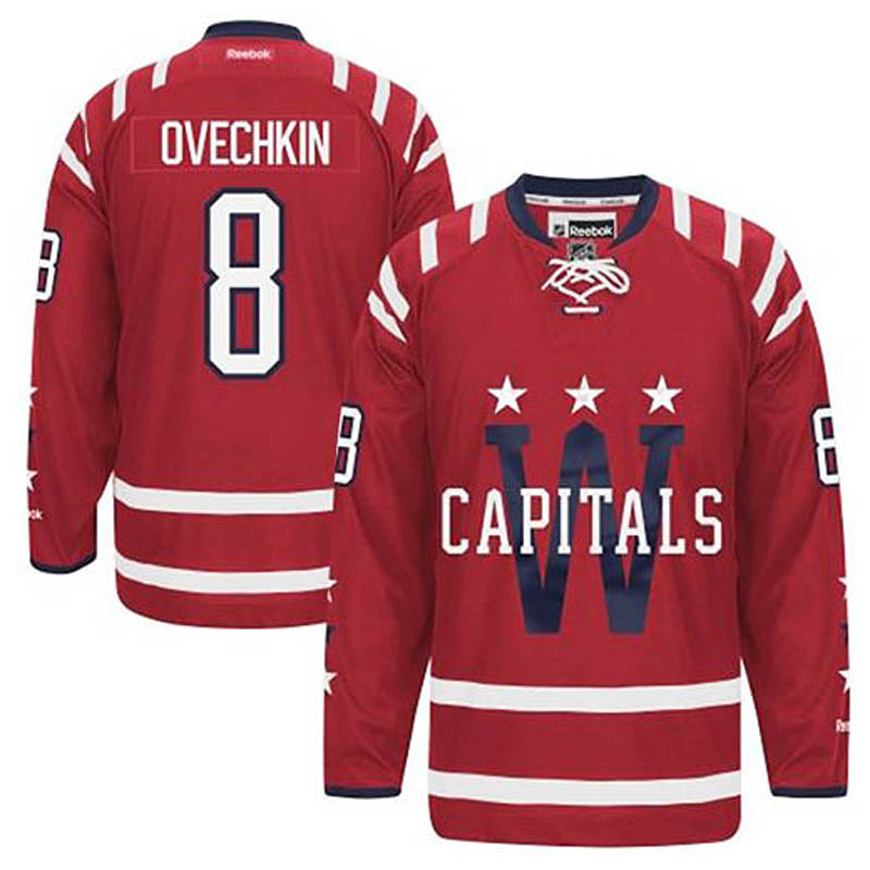 Alex Ovechkin Washington Capitals #8 2015 Winter Classic Ice Hockey Jersey