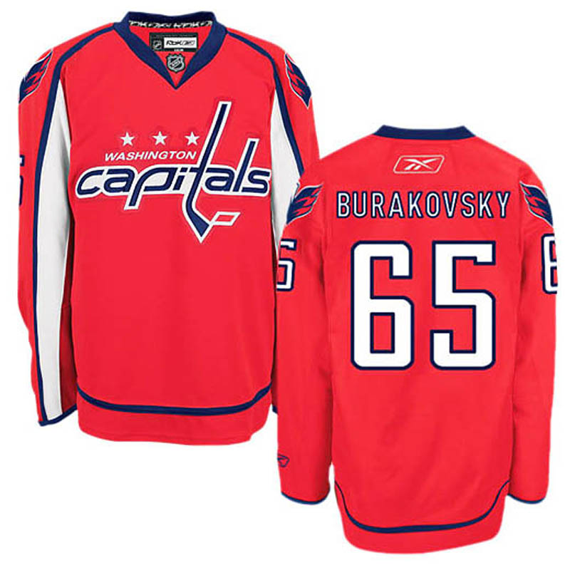 Andre Burakovsky Washington Capitals #65 Home Ice Hockey Jersey