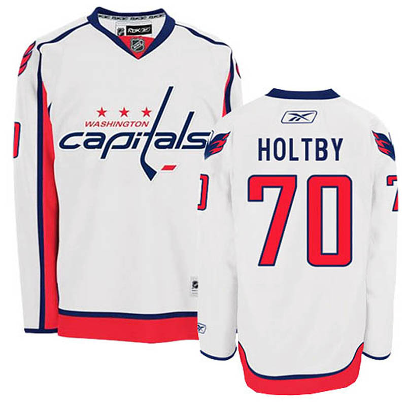 Braden Holtby Washington Capitals #70 Away Ice Hockey Jersey