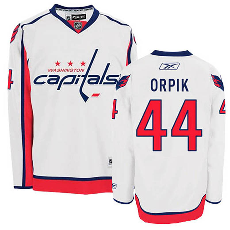 Brooks Orpik Washington Capitals #44 Away Ice Hockey Jersey