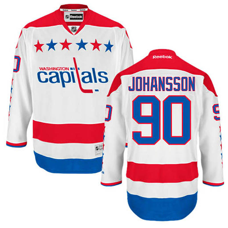 Marcus Johansson Washington Capitals #90 Third Ice Hockey Jersey