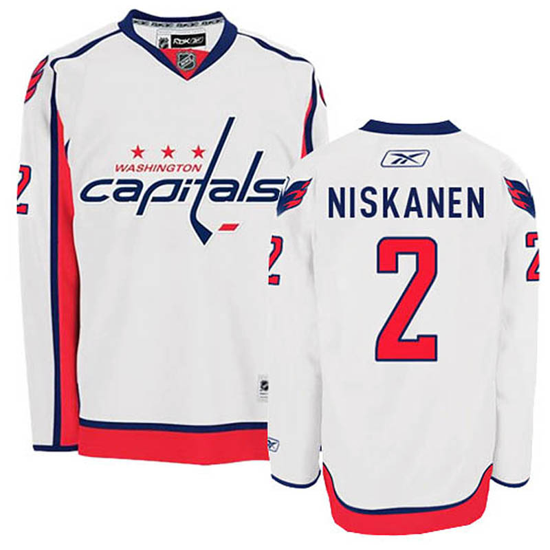 Matt Niskanen Washington Capitals #2 Away Ice Hockey Jersey