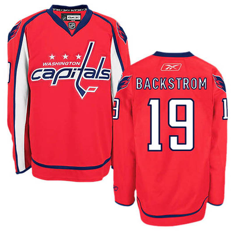 Nicklas Backstrom Washington Capitals #19 Home Ice Hockey Jersey