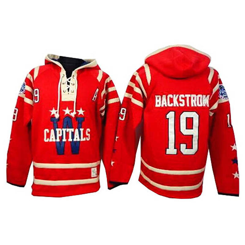 Nicklas Backstrom Washington Capitals #19 Winter Classic Ice Hockey Hooded Sweatshirt