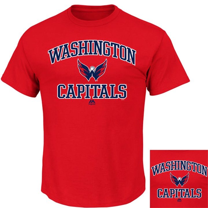 Washington Capitals Red Heart And Soul T-shirt