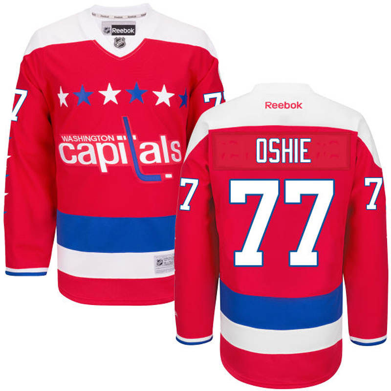 T.J. Oshie Washington Capitals #77 Ice Hockey Jersey