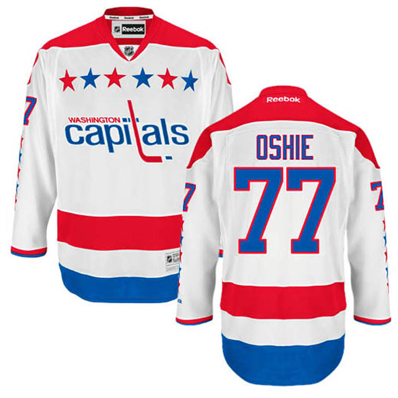 T.J. Oshie Washington Capitals #77 Third Ice Hockey Jersey