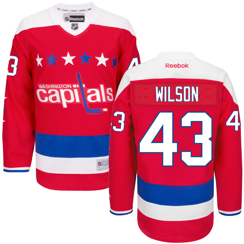 Capitals Tom Wilson Red Premier Alternate Jersey