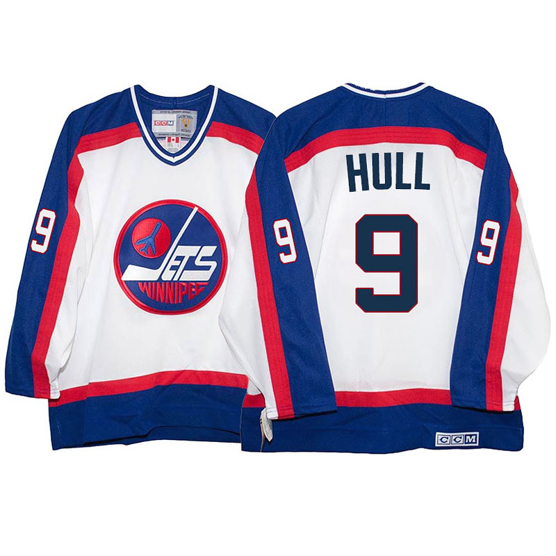 Bobby Hull Winnipeg Jets #9 Ice Hockey Jersey