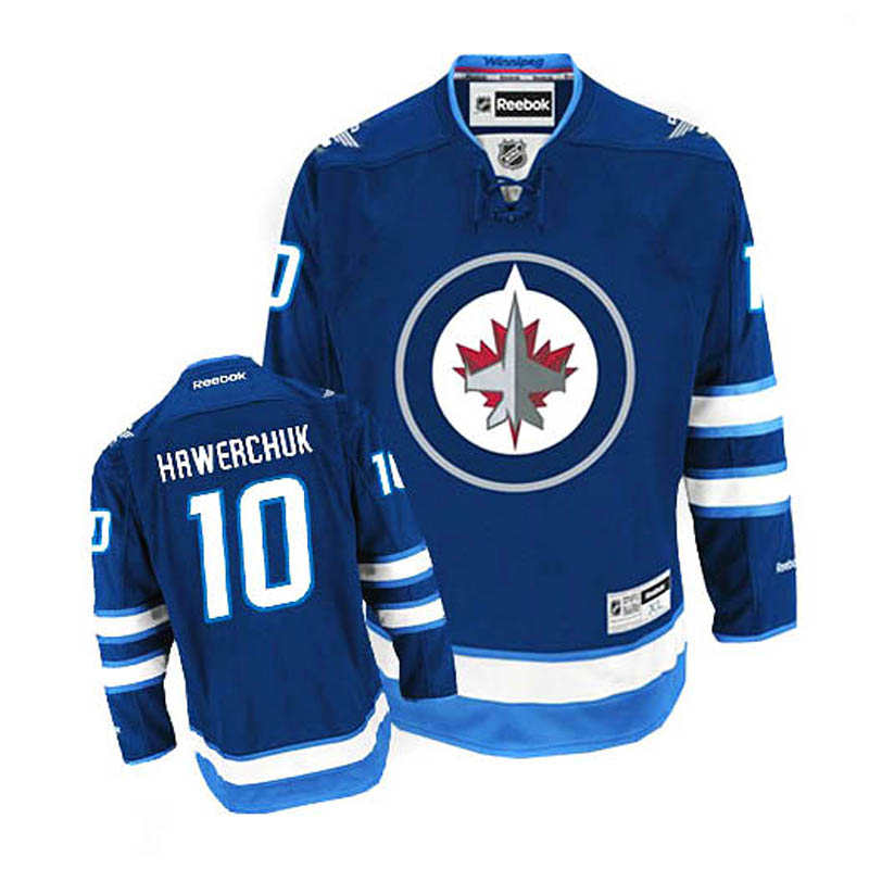 Dale Hawerchuk Winnipeg Jets #10 Home Ice Hockey Jersey