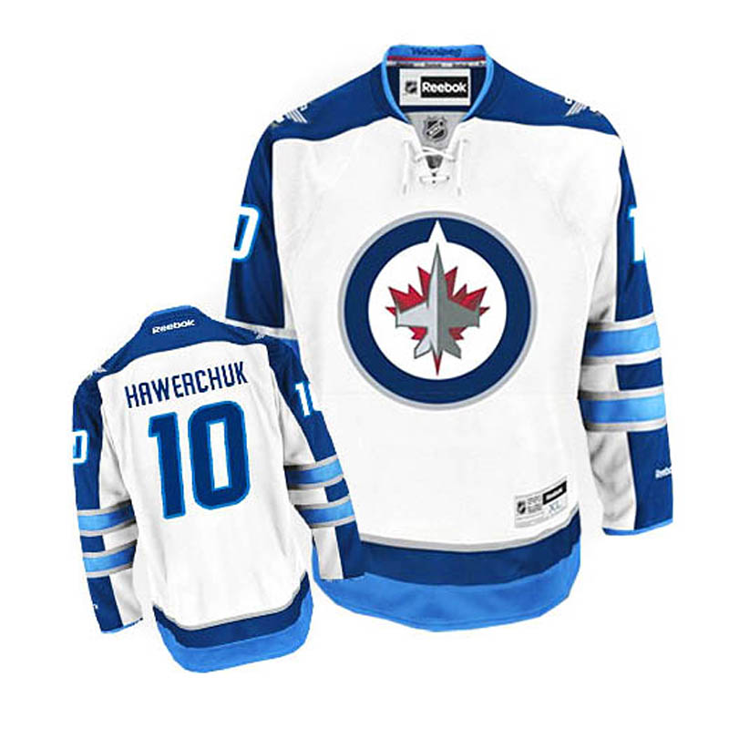 Dale Hawerchuk Winnipeg Jets #10 Away Ice Hockey Jersey