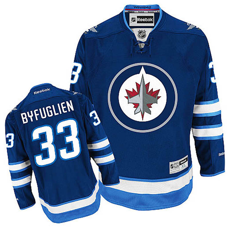 Dustin Byfuglien Winnipeg Jets #33 Home Ice Hockey Jersey