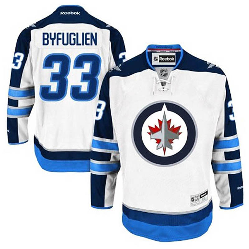 Dustin Byfuglien Winnipeg Jets #33 Away Ice Hockey Jersey