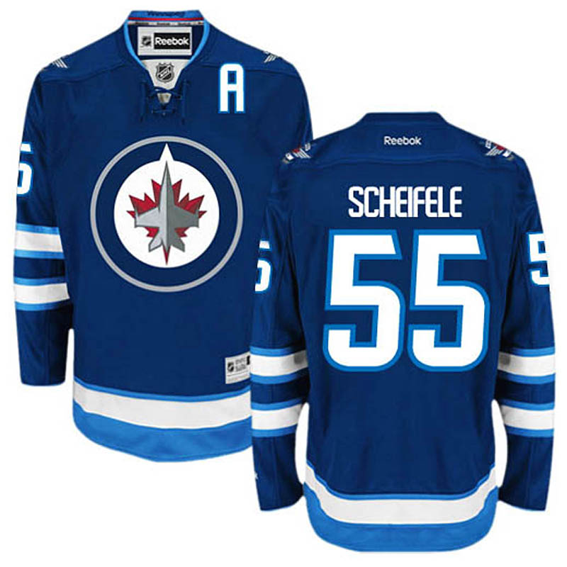 Mark Scheifele Winnipeg Jets #55 Home Ice Hockey Jersey