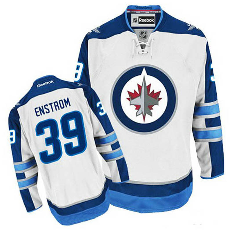 Toby Enstrom Winnipeg Jets #39 Away Ice Hockey Jersey