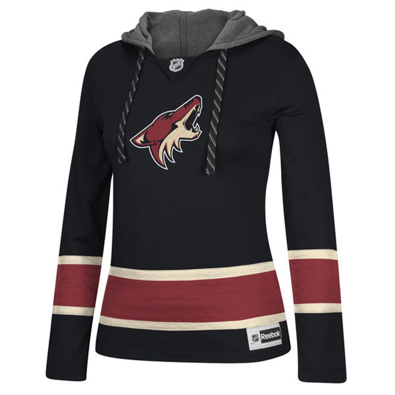 NHL Arizona Coyotes Black Jersey Pullover Hoodie