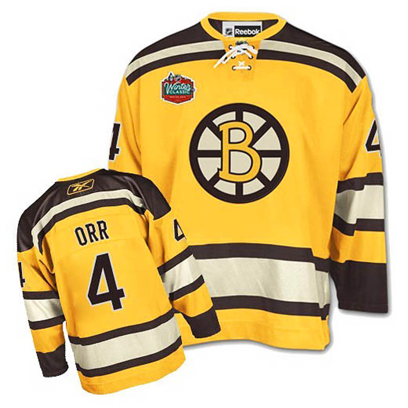 Womens Bobby Orr Boston Bruins #4 Winter Classic Ice Hockey Jersey