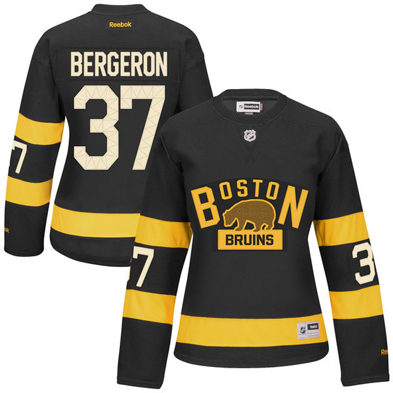 Womens Patrice Bergeron Boston Bruins #37 Ice Hockey Jersey