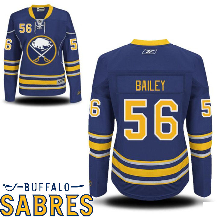 Women Buffalo Sabres Justin Bailey Navy Blue Premier Jersey