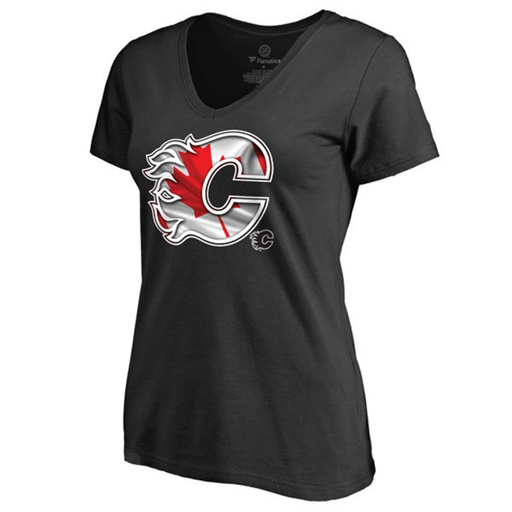 Calgary Flames Black T-shirt