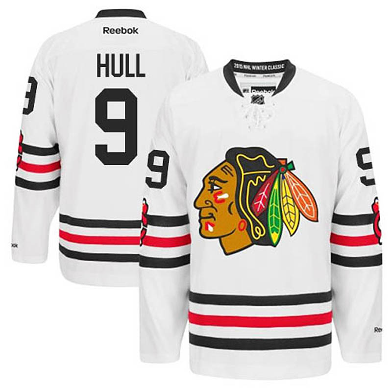 Womens Bobby Hull Chicago Blackhawks #9 2015 Winter Classic Ice Hockey Jersey