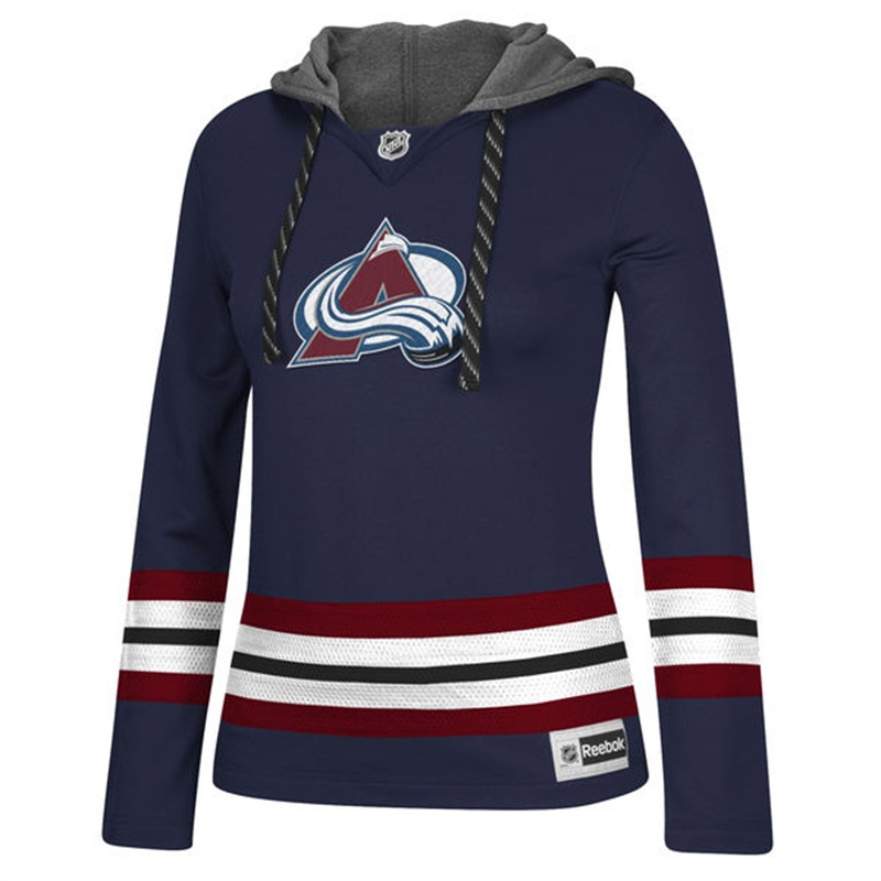 NHL Colorado Avalanche Navy Jersey Pullover Hoodie