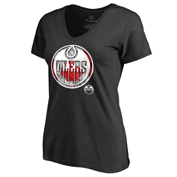 Edmonton Oilers Black T-shirt