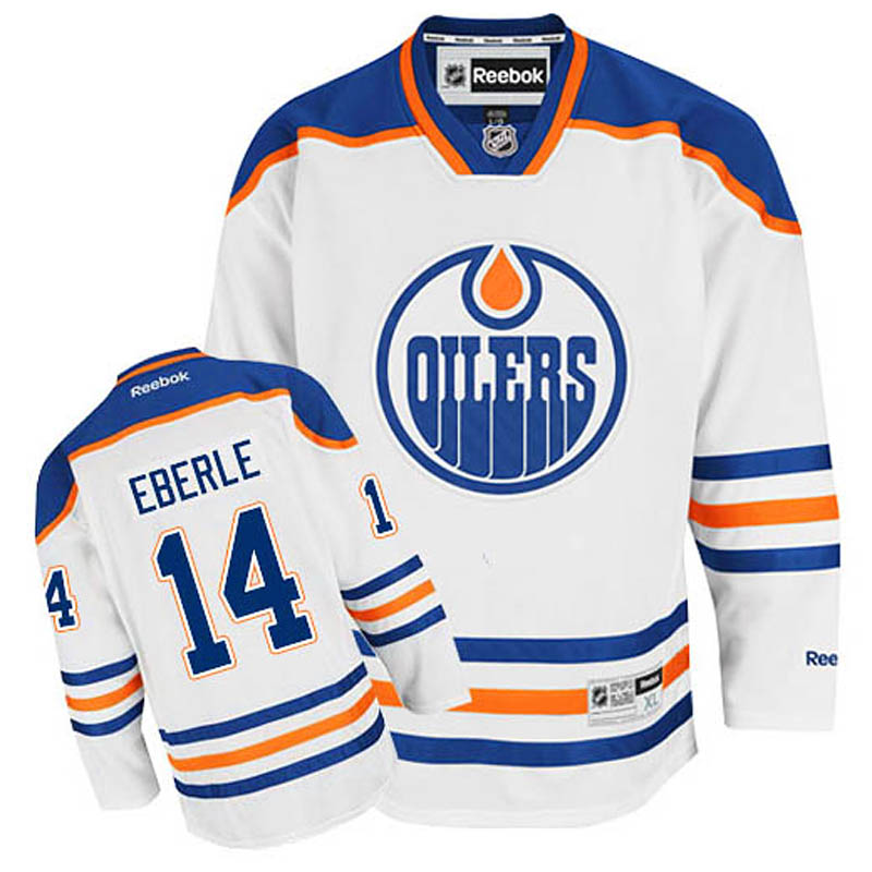 Womens Jordan Eberle Edmonton Oilers #14 Away Ice Hockey Jersey