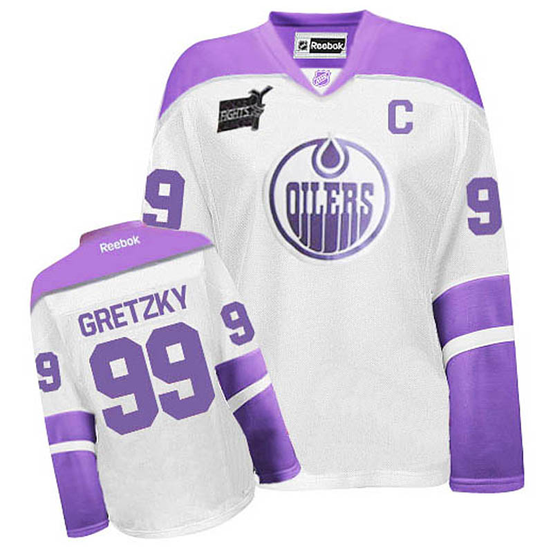 Womens Wayne Gretzky Edmonton Oilers #99 Thanksgiving Ice Hockey Jersey