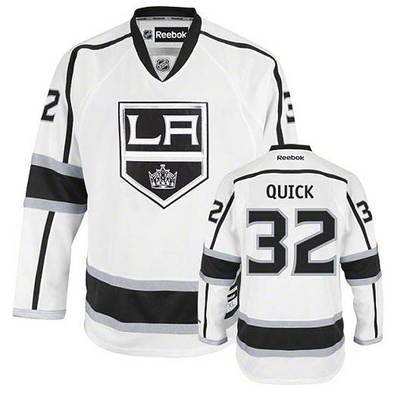 Womens Jonathan Quick Los Angeles Kings #32 Away Ice Hockey Jersey