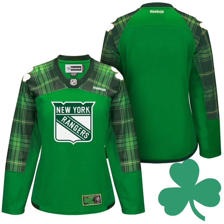 Women Rangers Green Three-leaved Shamrock Team Jersey