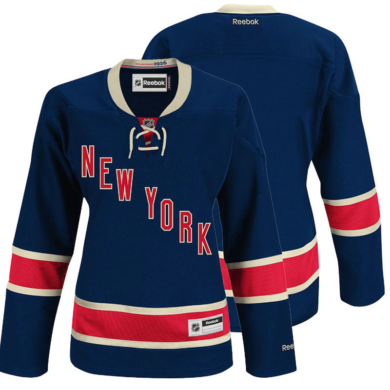 Womens Rangers Reebok Navy Jersey