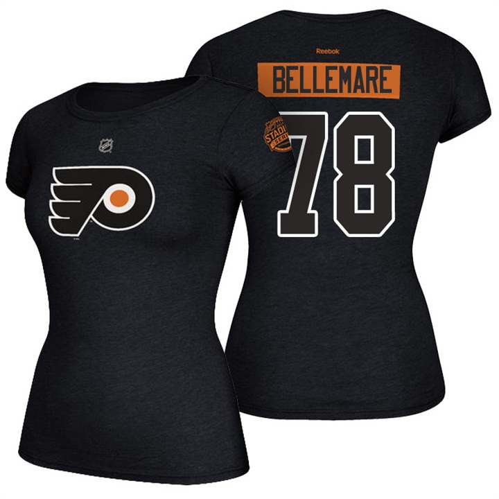 Women Flyers #78 Pierre-Edouard Bellemare Black 2017 Stadium Series T-shirt